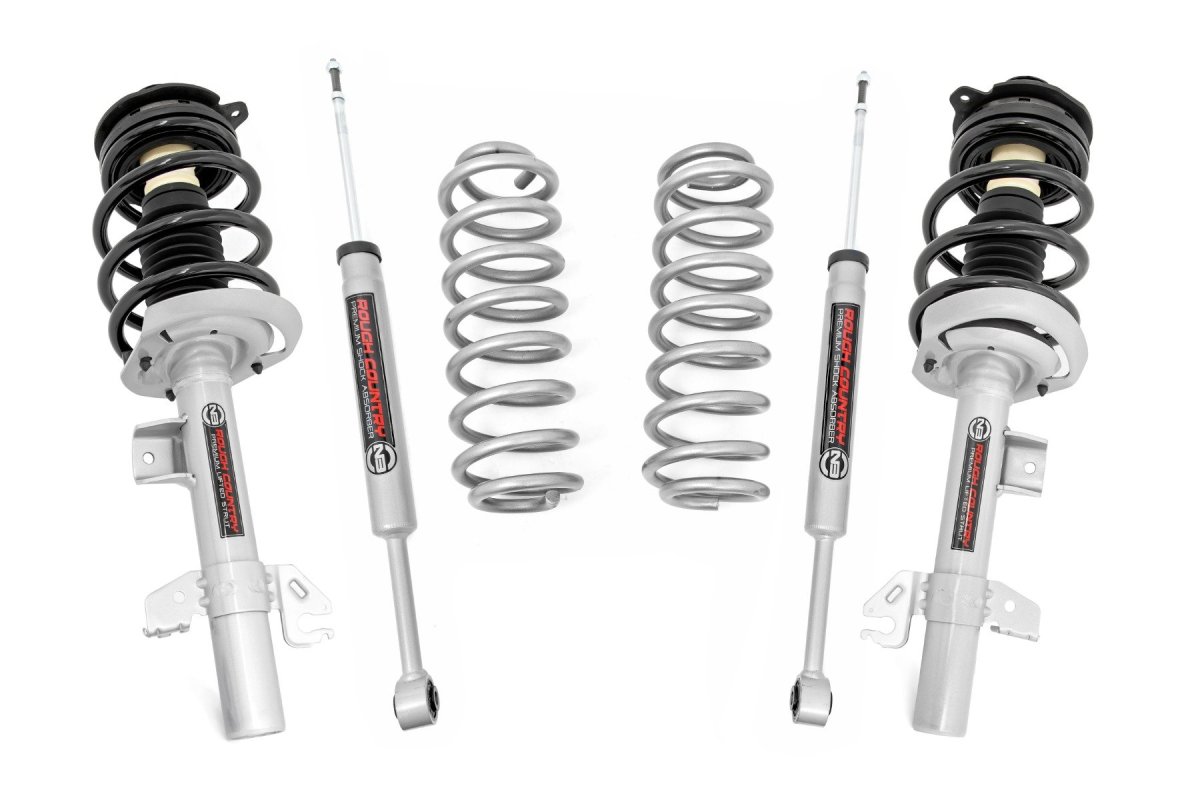 Jeep Cherokee Suspension Lift Kit - Rough Country - 2 Inch Lift Strut Kit - '14-'23
